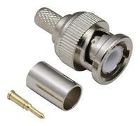 BKL Electronic 0401255/D 0401255/D Connecteur BNC mâle, droit 50 Ω 1 pc(s)