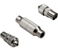 BKL Electronic 0403541 Set de connecteurs coaxiaux Connexions: Fiche coaxiale IEC, Prise coaxiale IEC 1 set