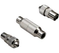 BKL Electronic 0403541 Set de connecteurs coaxiaux Connexions: Fiche coaxiale IEC, Prise coaxiale IEC 1 set