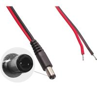 BKL Electronic 075824 Câble de raccordement basse tension DC mâle - extrémité(s) ouverte(s) 5.50 mm 2.10 mm 2.00 m 1 pc(s)