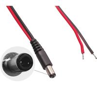 BKL Electronic 075827 Câble de raccordement basse tension DC mâle - extrémité(s) ouverte(s) 5.50 mm 2.50 mm 2.00 m 1 pc(s)