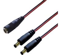 BKL Electronic 075916 Répartiteur DC DC mâle - raccord DC 5.5 mm 2.1 mm 0.30 m 1 pc(s) Single