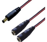 BKL Electronic 075917 Répartiteur DC DC mâle - raccord DC 5.5 mm 2.5 mm 0.30 m 1 pc(s) Single