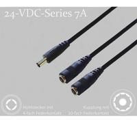 BKL Electronic 075918 Répartiteur DC DC mâle - raccord DC 5.5 mm 2.1 mm 0.30 m 1 pc(s) Single