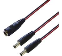 BKL Electronic 075921 Répartiteur DC DC mâle - raccord DC 5.5 mm 2.5 mm 0.30 m 1 pc(s) Single
