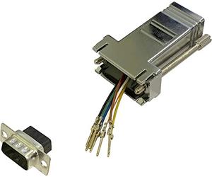 BKL Electronic 10121111 Adaptateur fiche D-SUB 9 broches - Prise RJ45-1 pièce