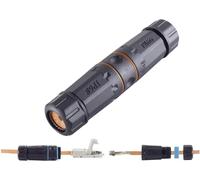 BKL Electronic 10121207 Connecteur LSA, Cat 6a, IP68, extérieur noir Contenu: 1 pc(s)