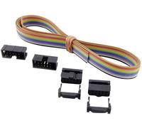 BKL Electronic 10122103 Jeu de connectique fil-à-carte avec décharge de traction Pas: 2.54 mm Nbr total de pôles: 10 Nbr