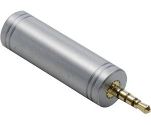 BKL Electronic 1103096 1103096 Jack audio Adaptateur [1x Jack mâle 2.5 mm - 1x Jack femelle 3.5 mm] or