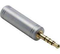 BKL Electronic 1103098 1103098 Jack audio Adaptateur [1x Jack mâle 3.5 mm - 1x Jack femelle 3.5 mm] or