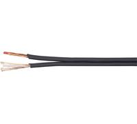 BKL Electronic 1106001/25 Câble audio 2 x 0.14 mm² noir 25 m