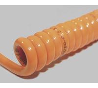 BKL Electronic 1506108 Câble spiralé H07BQ-F 1200 mm/ 4800 mm,3 G 1.50 mm²,orange1 pc(s)