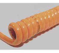 BKL Electronic 1506115 Câble spiralé H05BQ-F 400 mm / 1600 mm 2 x 0.75 mm² orange 1 pc(s)