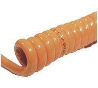 BKL Electronic 1506140 Câble spiralé H05BQ-F 800 mm / 3200 mm 5 G 1 mm² orange 1 pc(s)