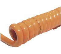 BKL Electronic 1506151 Câble spiralé H07BQ-F 400 mm / 1600 mm 5 G 4.0 mm² orange 1 pc(s)