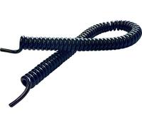 BKL Electronic 1506209 Câble spiralé Li12Y11Y 400 mm / 1600 mm 2 x 0.50 mm² noir 1 pc(s)