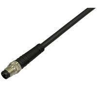 BKL Electronic 2700018 Câble de raccordement M8 mâle, droit 2 m Nombre de pôles: 3 1 pc(s)