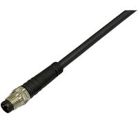 BKL Electronic 2700019 Câble de raccordement M8 mâle, droit 5 m Nombre de