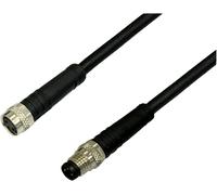 BKL Electronic 2700036 Rallonge pour capteur/actionneur M8 fiche droite vers raccord droit 2 m Nombre de pôles: 3 1 pc(s)