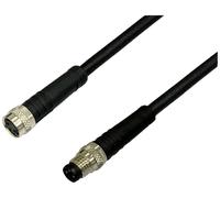 BKL Electronic 2700039 Rallonge pour capteur/actionneur M8 fiche droite vers raccord droit 5 m Nombre de pôles: 4 1 pc(s)