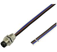 BKL Electronic 2701001 Fiche encastrée pour capteur/actionneur M8 0.2 m Nombre de pôles: 4 1 pc(s)