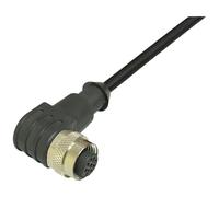 BKL Electronic 2702013 Câble de raccordement M12 femelle, coudé 5 m Nombre de