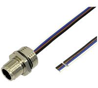 BKL Electronic 2703001 Fiche encastrée pour capteur/actionneur M12 0.5 m Nombre de pôles: 4 1 pc(s)