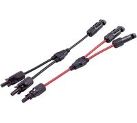 BKL Electronic 2800017 2/1 Connecteur en Y 4 mm² Longueur de câble 0.30 m