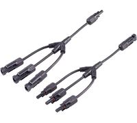 BKL Electronic 2800021 3/1 Connecteur en Y 4 mm² Longueur de câble 0.30 m