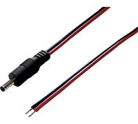 BKL ELECTRONIC Câble de raccordement basse tension 072088 DC mâle - extrémité(s) ouverte(s) 4 mm 1.7 mm 1.7 mm 2.00 m 1 pc(s)