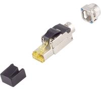 BKL Electronic Fiche RJ-45, sans outil, Cat. Cat. 6A, STP, baïonnette 10121221 argent 1 pc(s)
