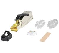 BKL Electronic Fiche RJ-45, sans outil, zetif., STP, STP, Cat. Cat. 8.1 10121215 argent 1 pc(s)