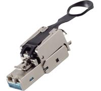 BKL Electronic FICHE RJ45, SANS OUTIL, EASY PULL, STP, CAT CAT 6A 10121203 mâle, droit Nombre de pôles 8P8C argent 1 pc(s)