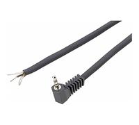 BKL ELECTRONIC Jack 3.5 mm mâle, coudé 1101050 Nombre de pôles (num): 2 mono noir 1 pc(s)