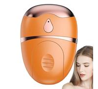 Bkljkf Appareil de massage des yeux chauffant - Relaxation des yeux et du visage - Appareil de massage portable - Fonction de pulvérisation - 2 modes - Appareil de soin du visage contre les