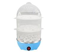 Bkljkf Appareil Électrique pour Cuire les Œufs,avec 3 Niveaux de Cuisson | Cuiseur Vapeur Multifonction Pour Maïs, Nouilles, Raviolis Et Porridge