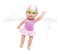 Bkljkf Bébé Nageuse,Baignoire Temps du Bain | Jouet de Baignoire Flottant à Piles pour Filles Plage Voyage Maison Piscine Salle de Bain Anniversaire