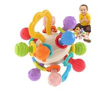 Bkljkf Boule de dentition, jouet de dentition pour bébés | Boule de dentition pour bébés, jouets à mâcher, jouets de dentition | Jouets de dentition doux pour bébés, jouets sensoriels, anneau de