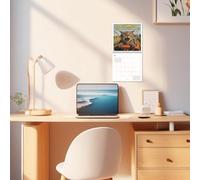 Bkljkf Calendrier Mural 2026 - Calendrier Mensuel Annuel Complet,Organisateur Hebdomadaire Du Dimanche Au Samedi,Pour Adolescents Adultes Amateurs D'Animaux Enseignants Etudiants