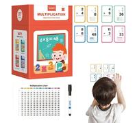 Bkljkf Cartes Flash Mathématiques pour,Cartes Flash d'Entraînement Mathématique | Apprentissage du Calcul Mental Portables pour Garçons Filles d'Âge Préscolaire