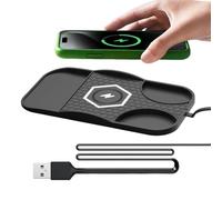 Bkljkf Chargeur de téléphone Portable sans Fil pour Voiture, de Charge sans Fil antidérapante pour téléphone Portable, Support de téléphone Portable antidérapant pour conducteur, Voiture