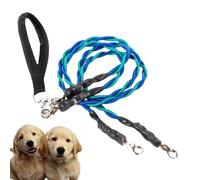 Bkljkf Corde pour chien - Double laisse pour promenade - Accessoire pour chien robuste et résistant pour les activités de plein air comme le parc, l'entraînement et les promenades avec une
