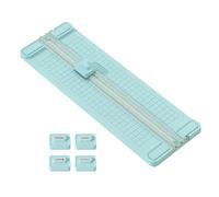 Bkljkf Coupe-Papier Photo avec Une Glissière - Massicot Manuelle pour Créations de Scrapbooking - Outil de Découpe Photo Ergonomique et Portable avec Un Glissement Fluide pour Les Bureaux et Les