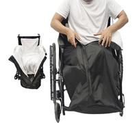 Bkljkf Couverture de fauteuil roulant pour adultes - Coussin inférieur du corps doublé en polaire imperméable | Couverture polaire pour fauteuil roulant | Pour femmes, hommes, personnes âgées, adultes