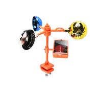 Bkljkf Dispositifs pour Éloigner Les Oiseaux - Reflecteurs Rotatifs Solaires Anti-Oiseaux,Statues Extérieures pour Protection Jardin Terrasse Verger