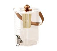 Bkljkf Distributeurs De Boissons Pour Fêtes | Fontaine à Jus avec Bec Verseur et Filtre | Réservoir de 5L Anti-Fuites pour Thé, Limonade et Événements en Plein Air ou Pique-niques