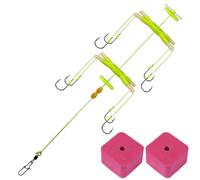 Bkljkf Hameçons pour Carpe - Hameçons Piège Matériel De Pêche | Accessoires Porte-Leurres Attache de Montage Robuste pour Pêcheurs Passionnés