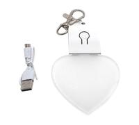 Bkljkf Hélectricité de cœur, porte-clés de cœur léger,Lampe de sac à dos - Purse Glow Heart Light LED Handsbags Lamp Pendeur portable pour les filles