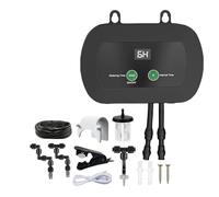 Bkljkf Humidificateur d'air pour terrarium pour reptiles | Nébuliseur automatique avec minuterie pour terrarium, nébuliseur silencieux avec buse réglable à 360 ° pour terrarium reptiles