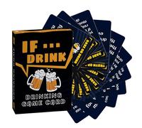 Bkljkf Jeu à boire pour les soirées de jeu, jeu à boire pour adultes | Jeu de société social et interactif | Jeux de cartes à boire créatifs pour adultes pour la maison, les réunions, les dortoirs